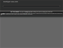 Tablet Screenshot of newtype-usa.com